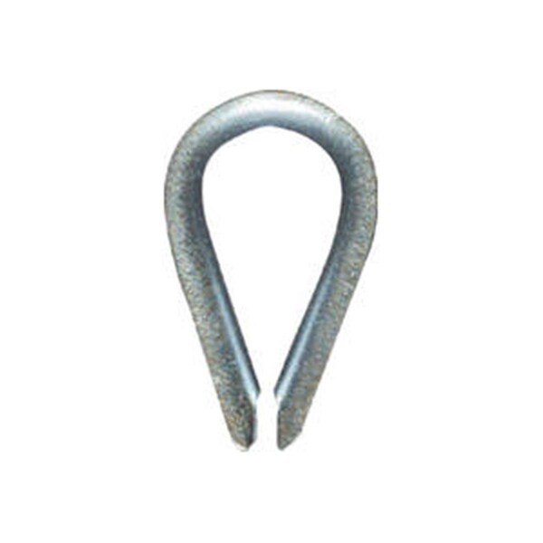 Keen Hardware N176-818 0.25 in. Zinc Plated Rope Thimble KE669343 - main